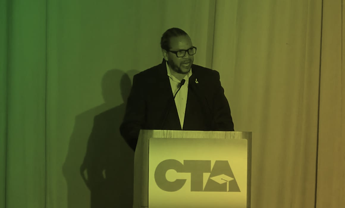 CTA President E. Toby Boyd speaks at the 2019 Presidents Conference
