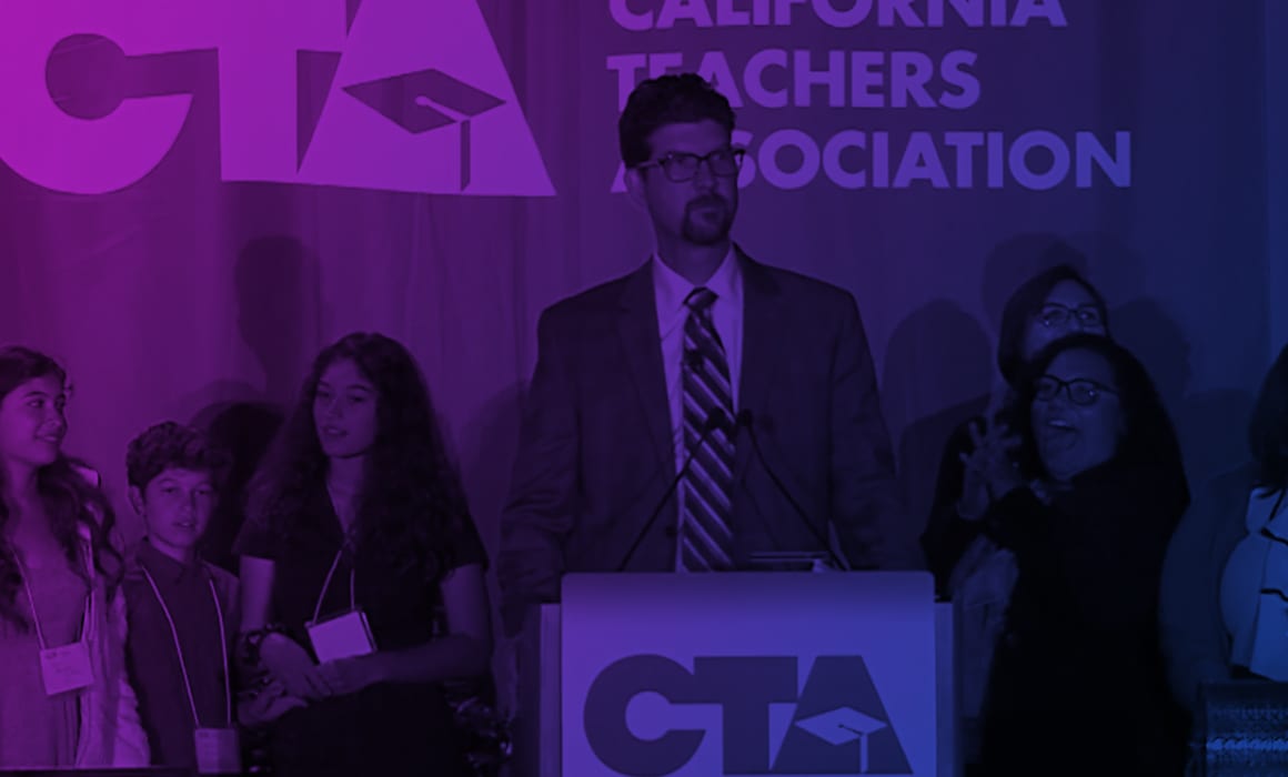 David Goldberg was sworn in as the next Vice-President of CTA at the June 2019 State Council of Education.