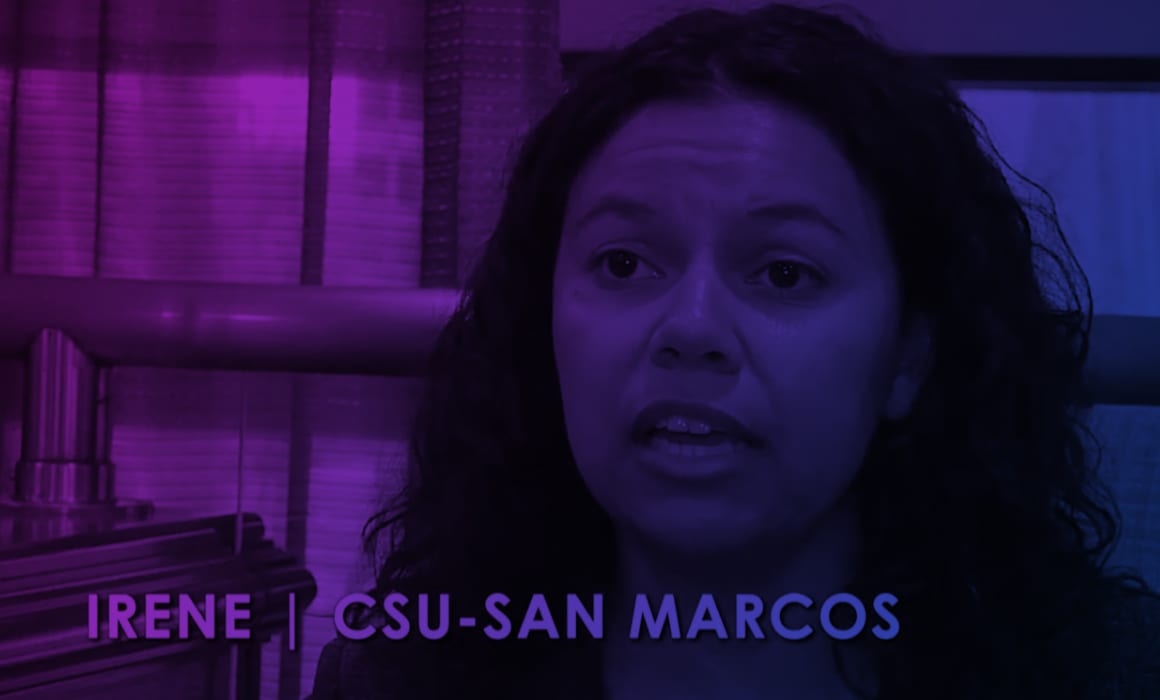 Irene, from CSU-San Marcos, talks about being part of Student CTA