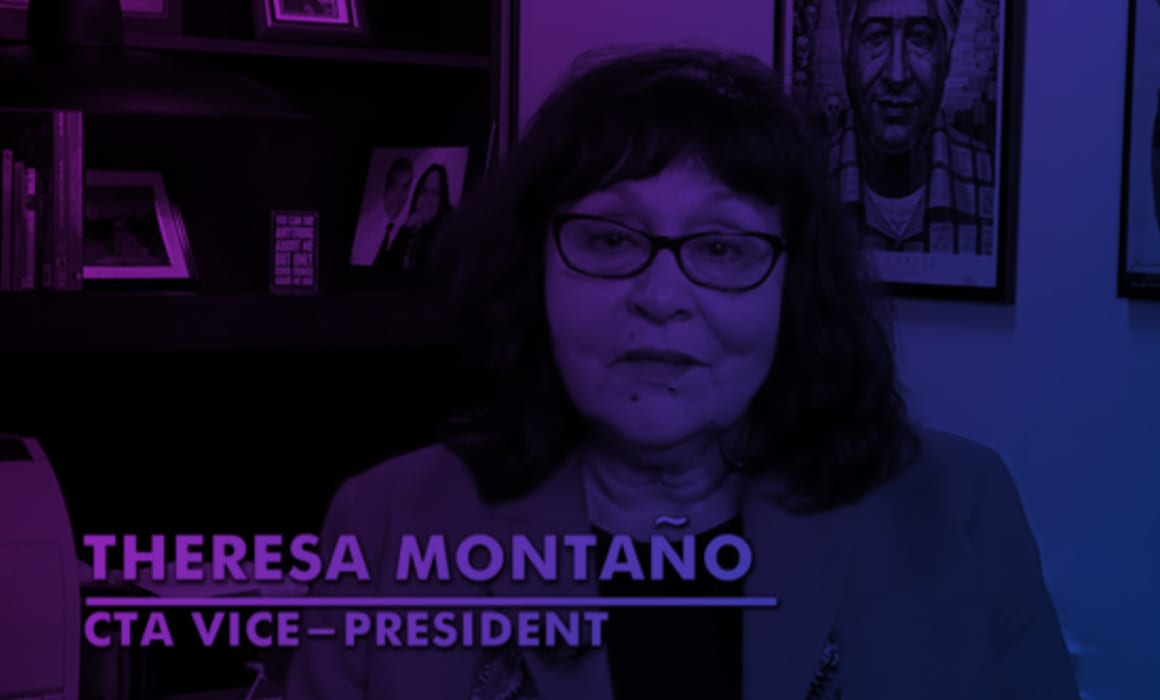 CTA Vice-President Theresa Montano, who was on the UTLA picket line in '89, talks about the current UTLA strike.