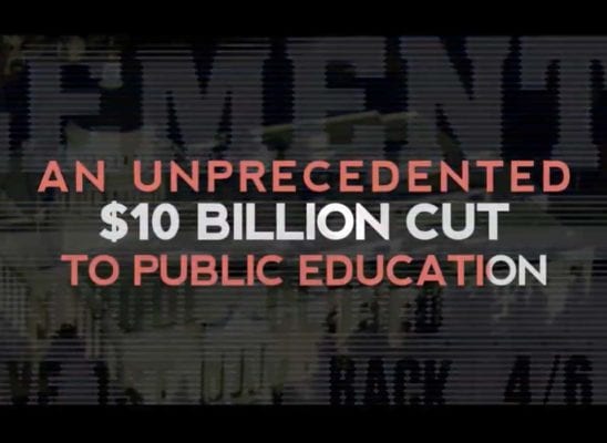 A more than $10 Billion CUT to public education couldn't be WORSE for our schools & kids