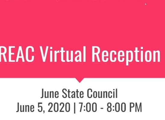 REAC Virtual Reception | June 2020 State Council