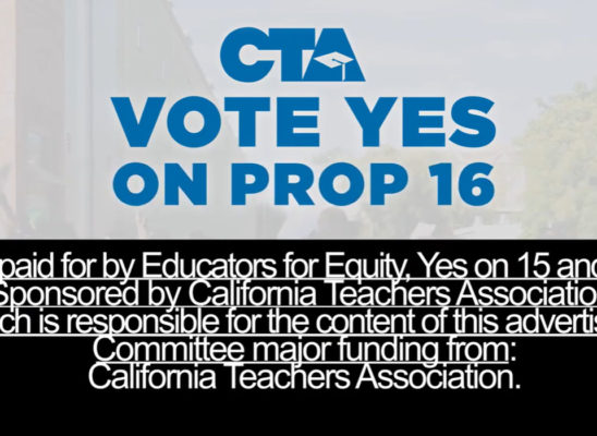 CTA TV Ad | “Yes on Prop 16”