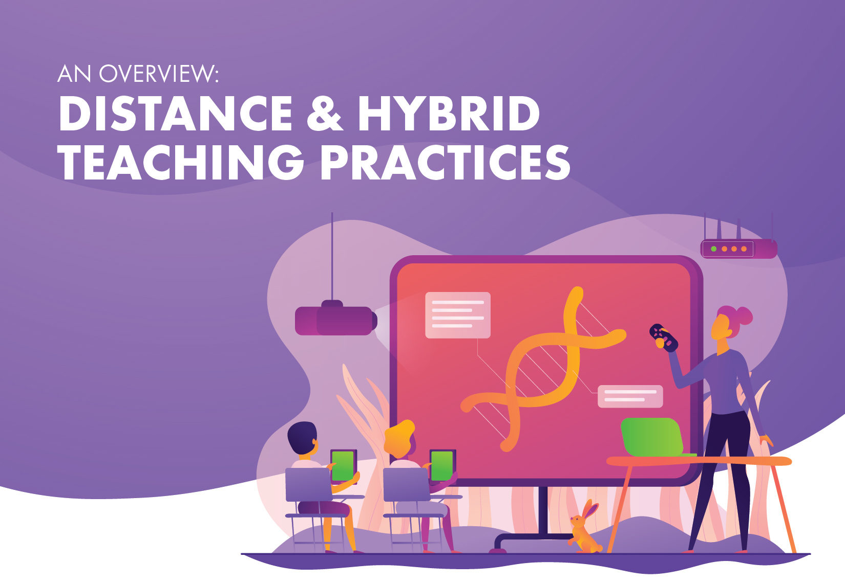 Cover of Distance and Hybrid Learning Guide