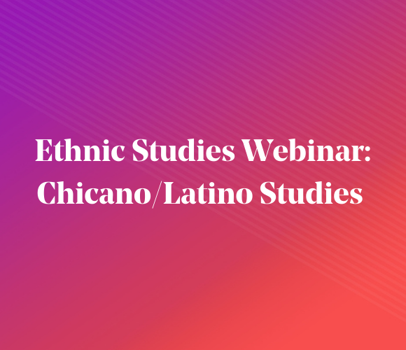 A lesson about Chicano/Latino Studies