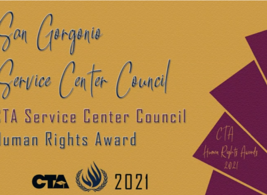 San Gorgonio Service Center Council | 2021 Recipient CTA Service Center Council | Human Rights Award