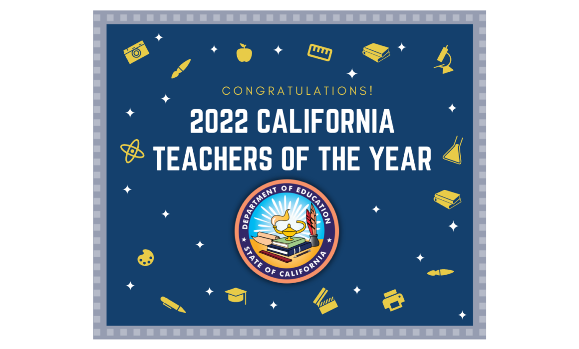 Graphic congratulating the Teachers of the Year