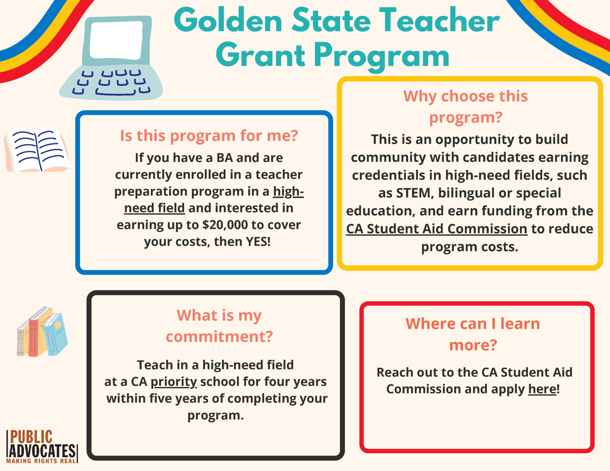 New Support for Educators and EducatorsToBe California Teachers