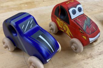 Student-made toy cars