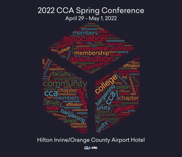 2022 CCA Spring Conference April 29-May 1, 2022. Hilton Irvine/Orange County Airport Hotel.