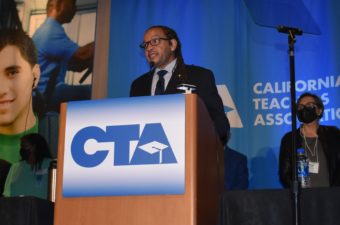 CTA President E. Toby Boyd delivers a speech at March 2022 State Council.