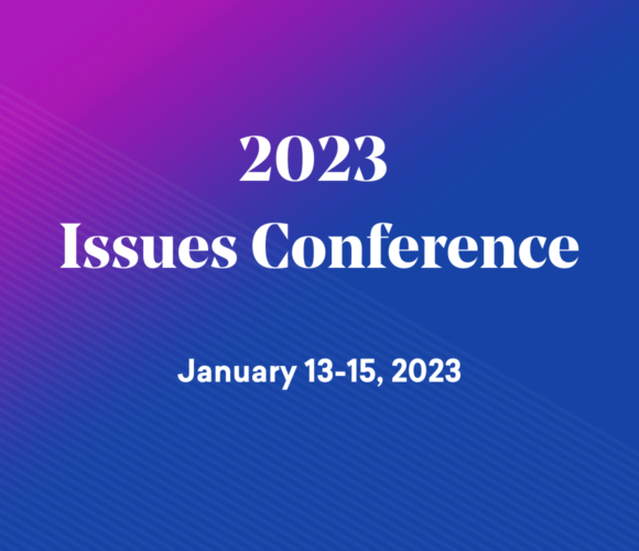 Issues Conference Banner