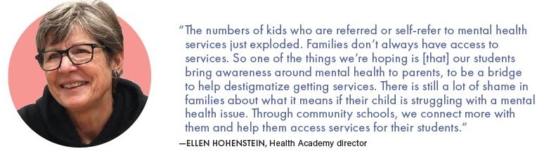 ELLEN HOHENSTEIN, Health Academy director