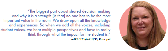 Tracey Makings, principal