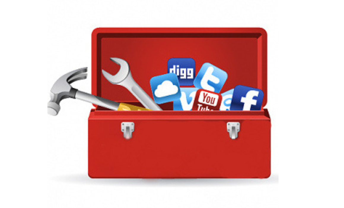 Photo of social media toolbox