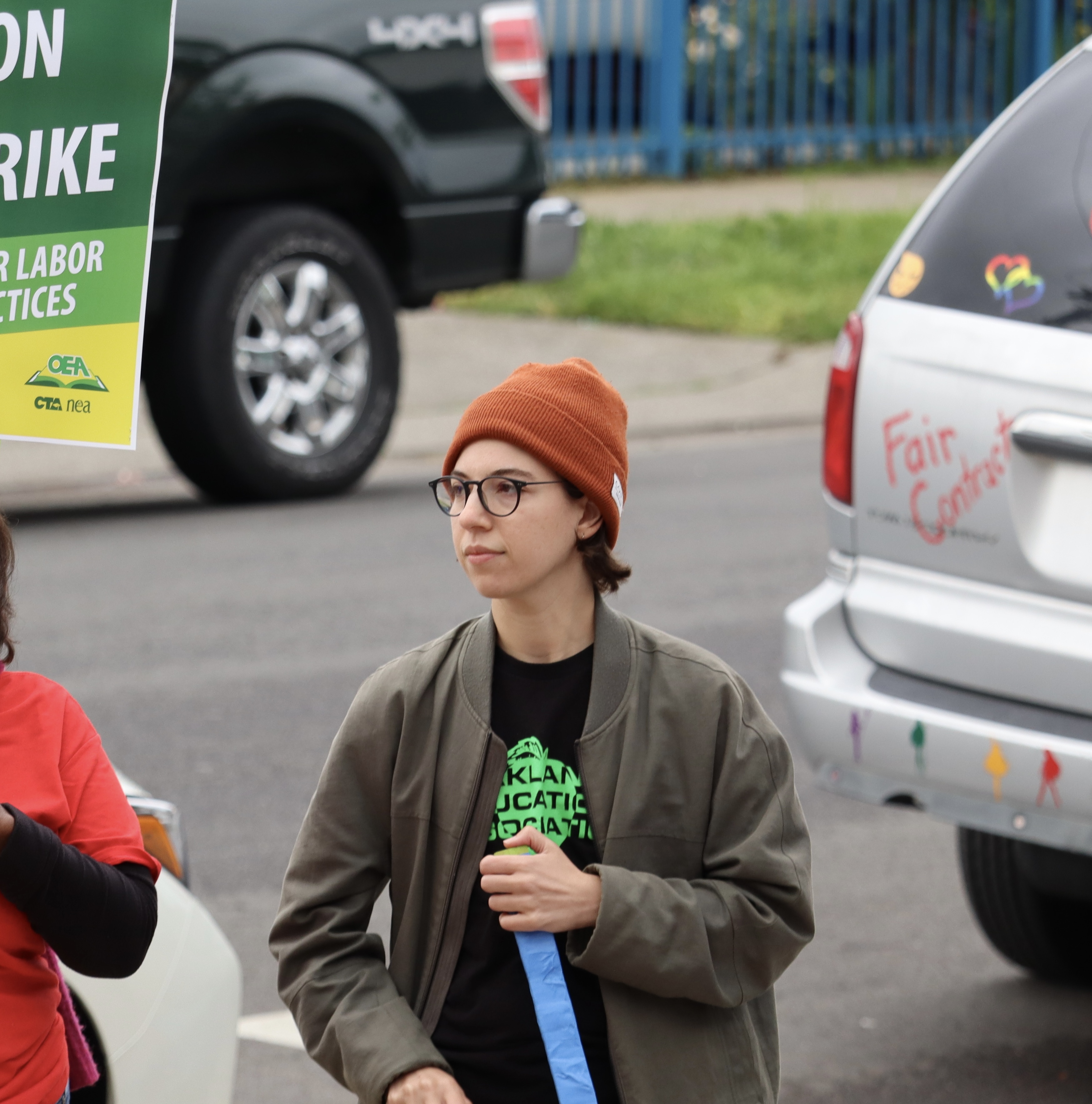 Oakland Education Association member Ella Every-Wortman