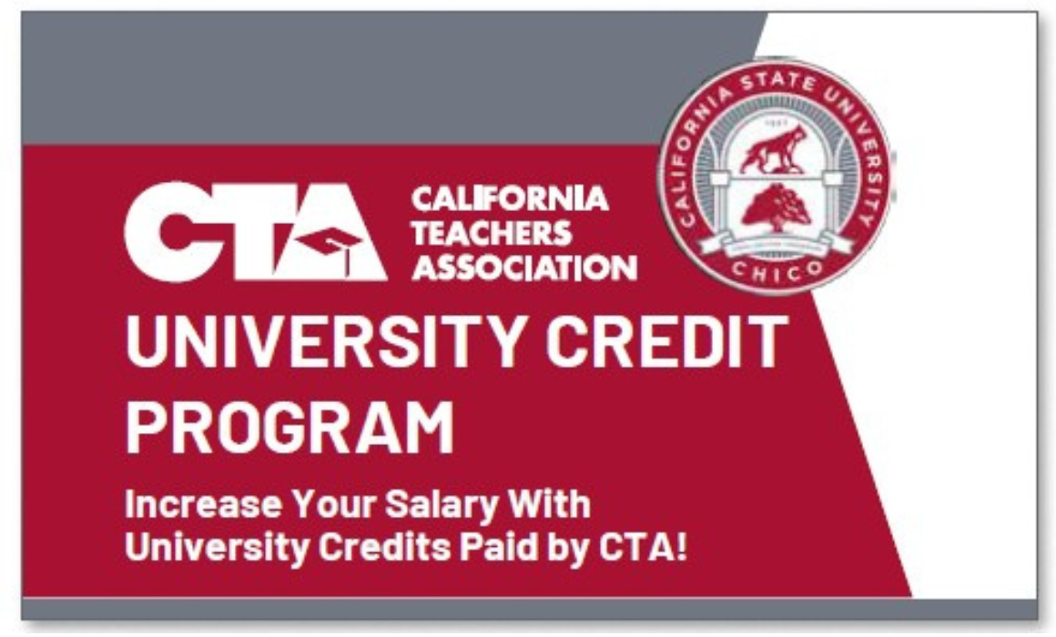 CTA University Credit Program graphic