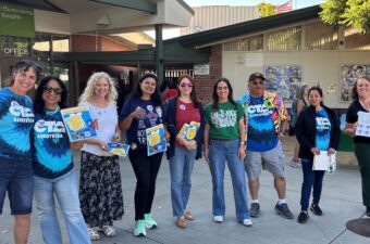 Participating in the We Can’t Wait campaign. CTA-Berryessa members are building structures to communicate and mobilize.