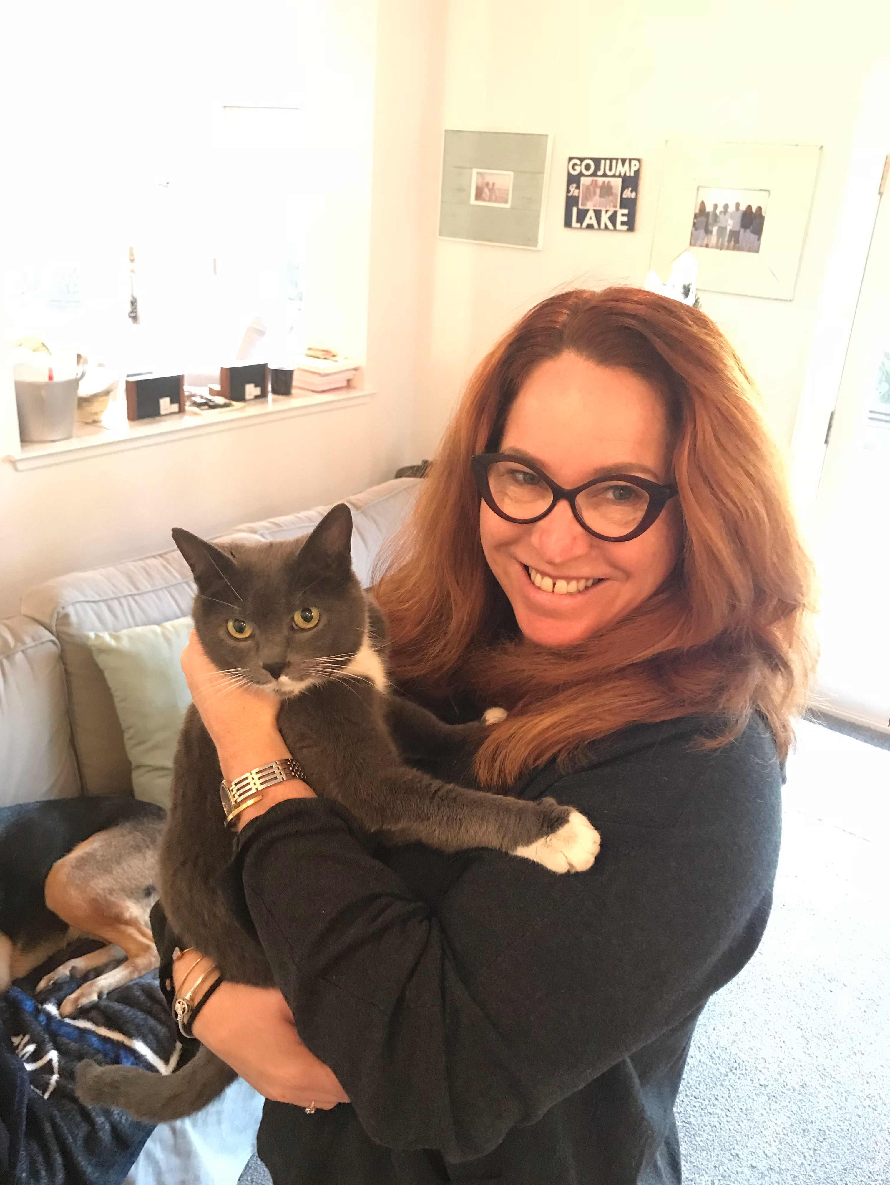 Santa Rosa teacher Zoe Miller is grateful the family cat Andy has returned.